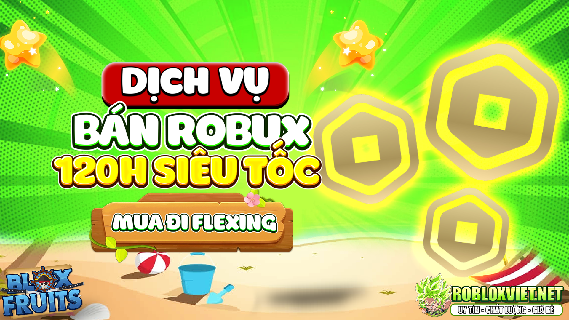 DỊCH VỤ ROBUX 120H SIÊU TỐC